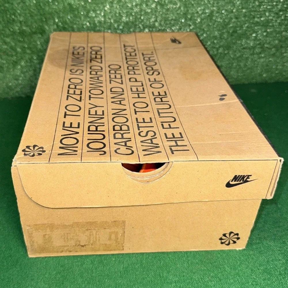 Nike Air Force 1 Low Just Do‎ It Orange Kids Shoes AO3977-800 Size 4Y